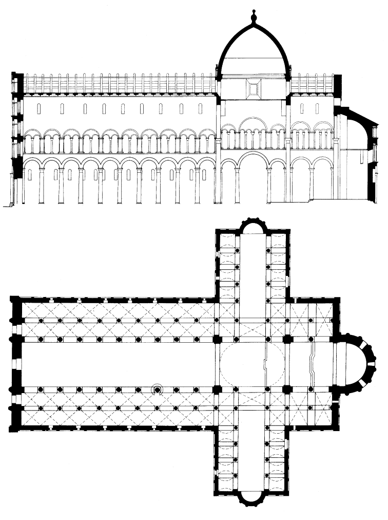 Pianta del Duomo di Pisa